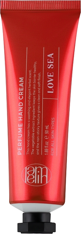 Парфюмированный крем для рук "Love Sea" - Lamelin Perfume Hand Cream — фото N1