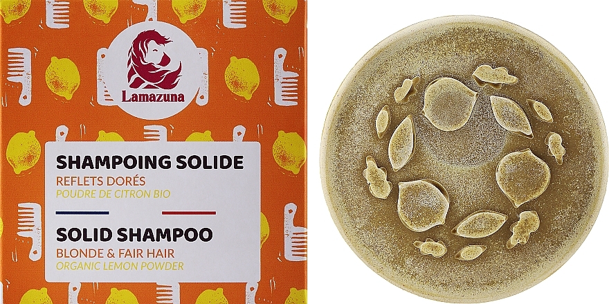 Твердий шампунь для світлого волосся - Lamazuna Solid Shampoo — фото N1