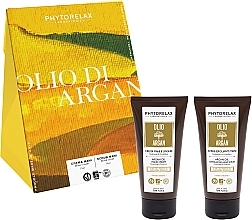 Набор - Phytorelax Laboratories Argan (h/cr/75ml + h/scrub/75ml) — фото N1