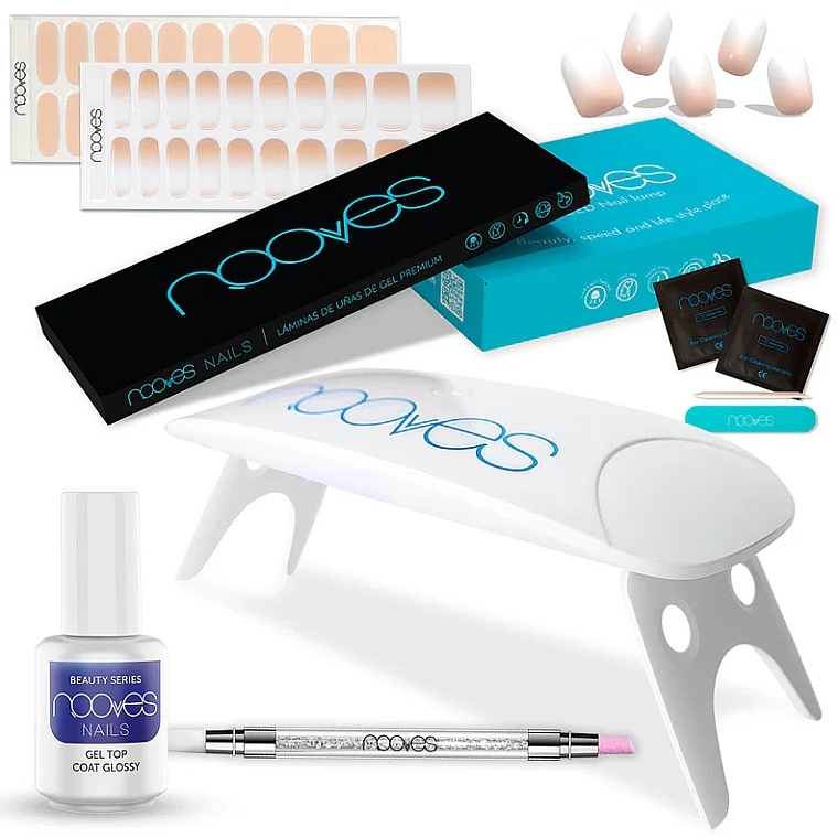 Набір для нігтів - Nooves Starter Kit Beauty Beige Pack Nude Baby Boomer & Praline Princess — фото N1