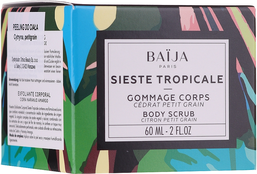 Скраб для тіла - Baija Sieste Tropicale Body Scrub — фото N1