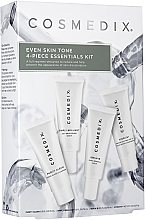 Набор - Cosmedix Even Skin Tone 4-Piece Essentials Kit (f/cleanser/15ml + f/ser/15ml + f/ser/15ml + f/cr/15ml) — фото N1