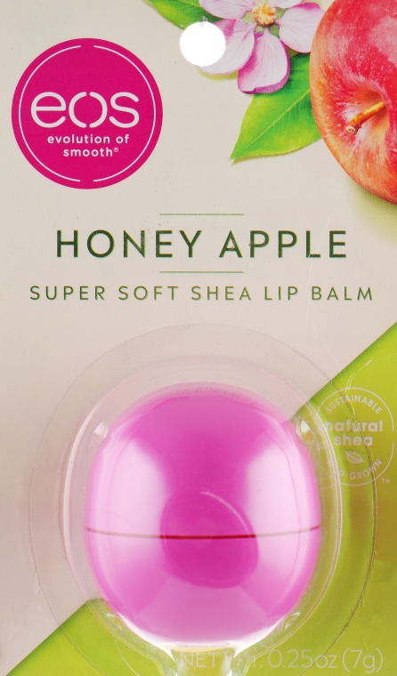 Бальзам для губ "Медове яблуко" - Eos Visibly Soft Lip Balm Honey Apple — фото N1
