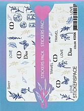 Парфумерія, косметика Дизайнерські наклейки для нігтів "Color 0006" - StickersSpace 