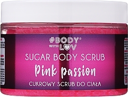 Сахарный скраб для тела - Body with Love Pink Passion Sugar Body Scrub — фото N2