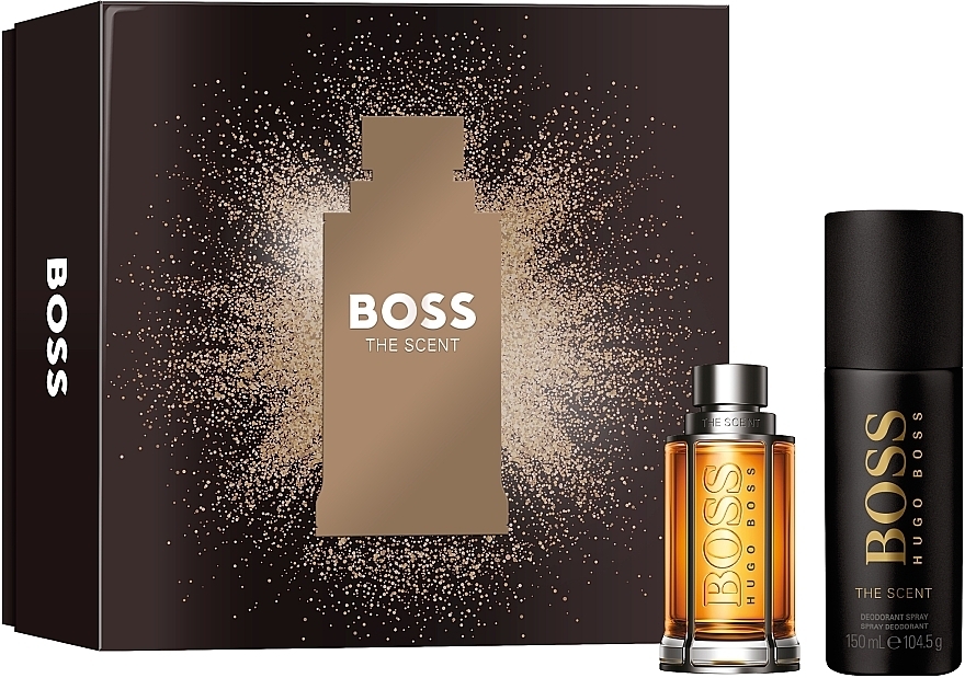 BOSS The Scent - Набор (edt/50ml + deo/spray/150ml) — фото N1