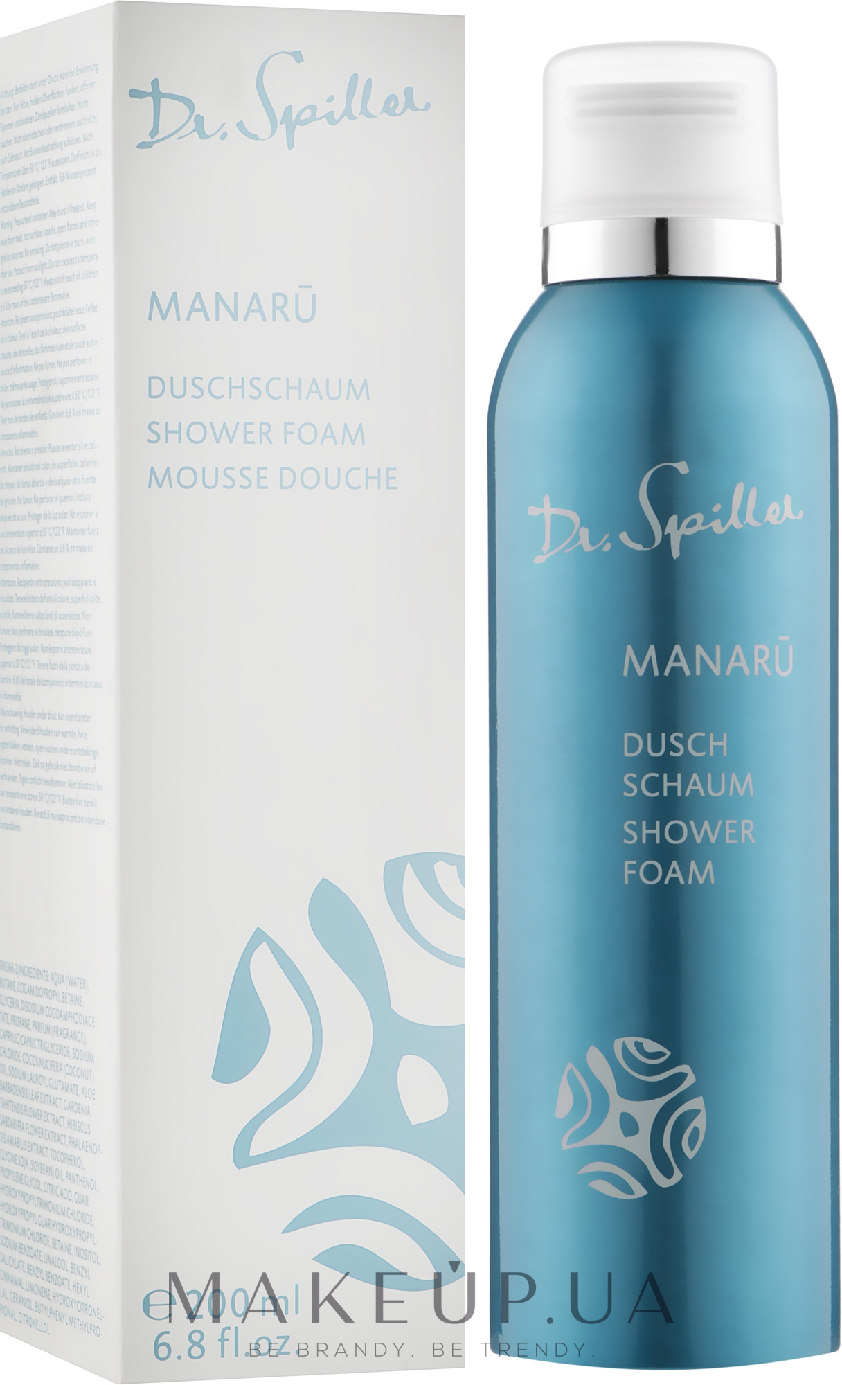 Пінка для душу - Dr.Spiller Manaru Shower Foam — фото 200ml