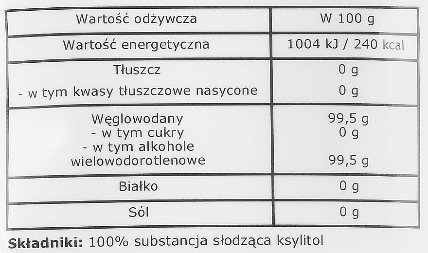 Пищевая добавка "Ксилитол, березовый сахар" - Intenson Xylitol — фото N2