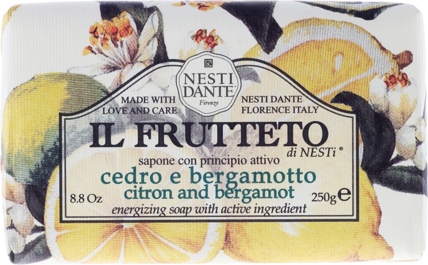 Мыло "Лимон и Бергамот" - Nesti Dante Il Frutteto Soap — фото N1