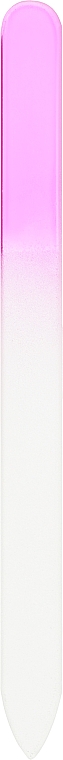 Пилочка стеклянная, 14 см, MN 41202, малиновая - Omkara — фото N1