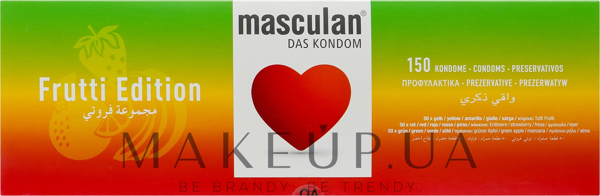 Презервативи, 150 шт. - Masculan Frutti Edition — фото 150шт