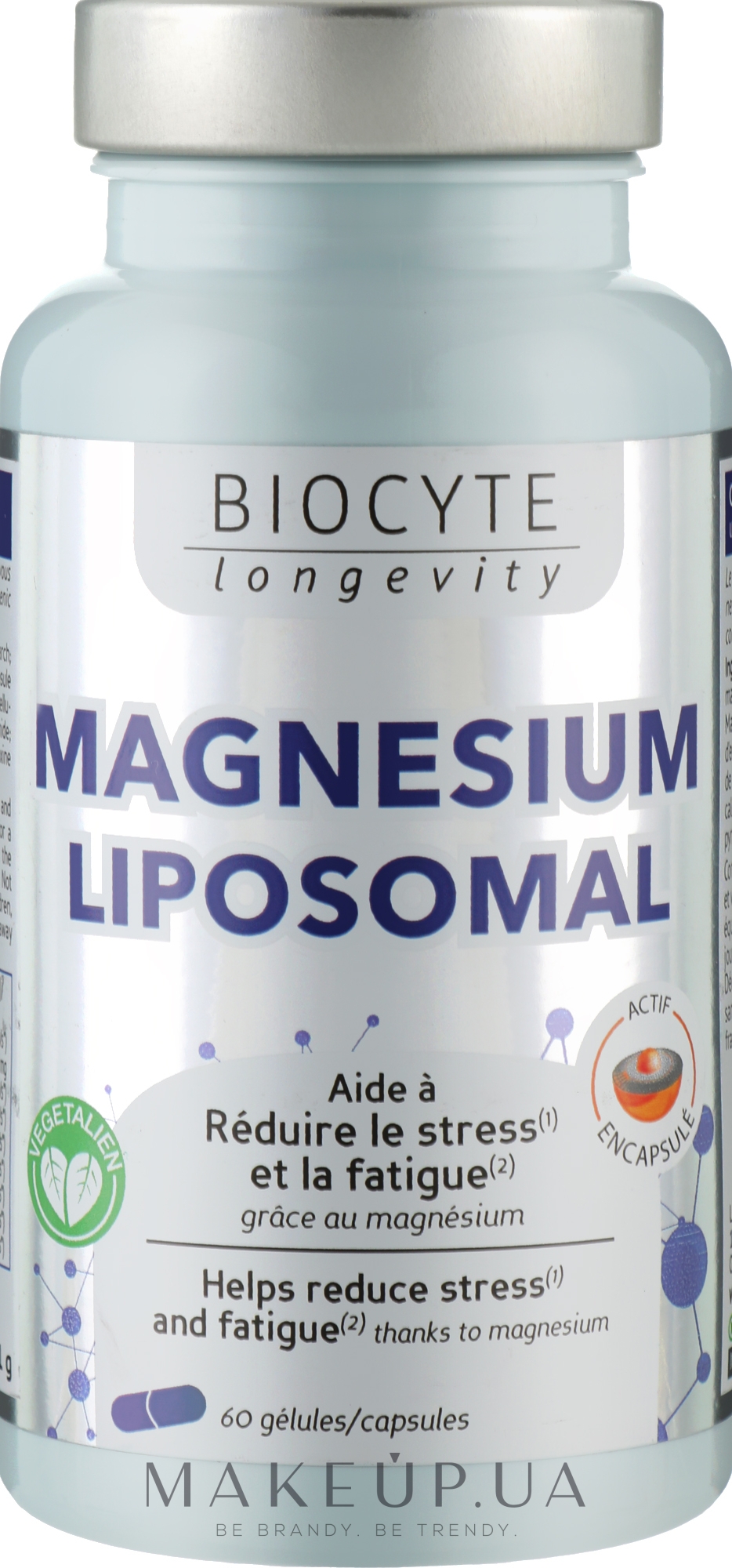 Липосомальный магний для снижения усталости - Biocyte Longevity Magnesium Liposomal — фото 60шт
