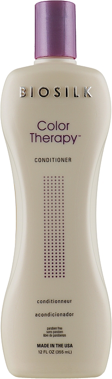 Кондиціонер для збереження кольору фарбованого волосся - BioSilk Color Therapy Conditioner — фото N3