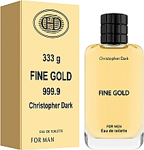 Christopher Dark Fine Gold - Туалетна вода — фото N2