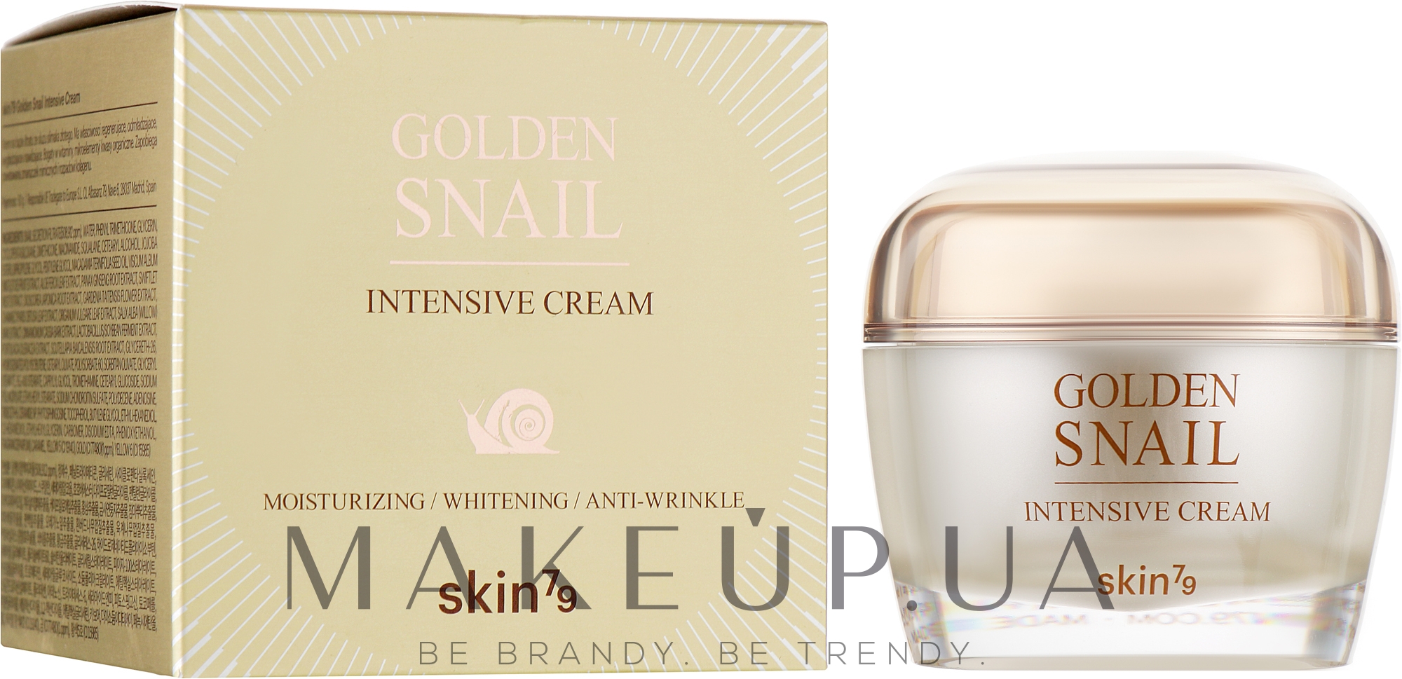 Крем для лица с улиточным муцином и золотом - Skin79 Golden Snail Intensive Cream — фото 50g