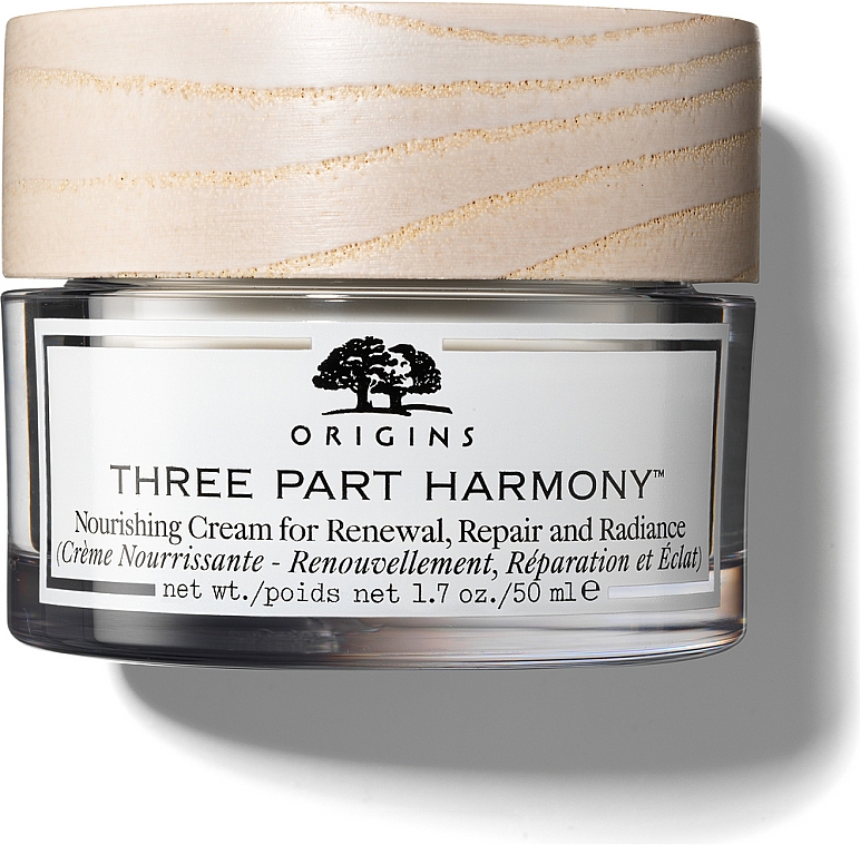 Крем для лица придающий сияние с нежной текстурой - Origins Three Part Harmony Nourishing Cream — фото N1