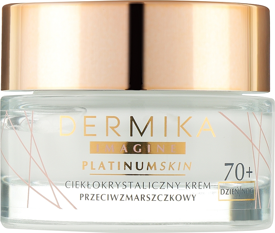 Крем для лица против морщин - Dermika Imagine Platinum Skin 70+