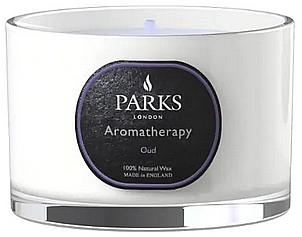 Ароматична свічка - Parks London Aromatherapy Oud Candle — фото N1