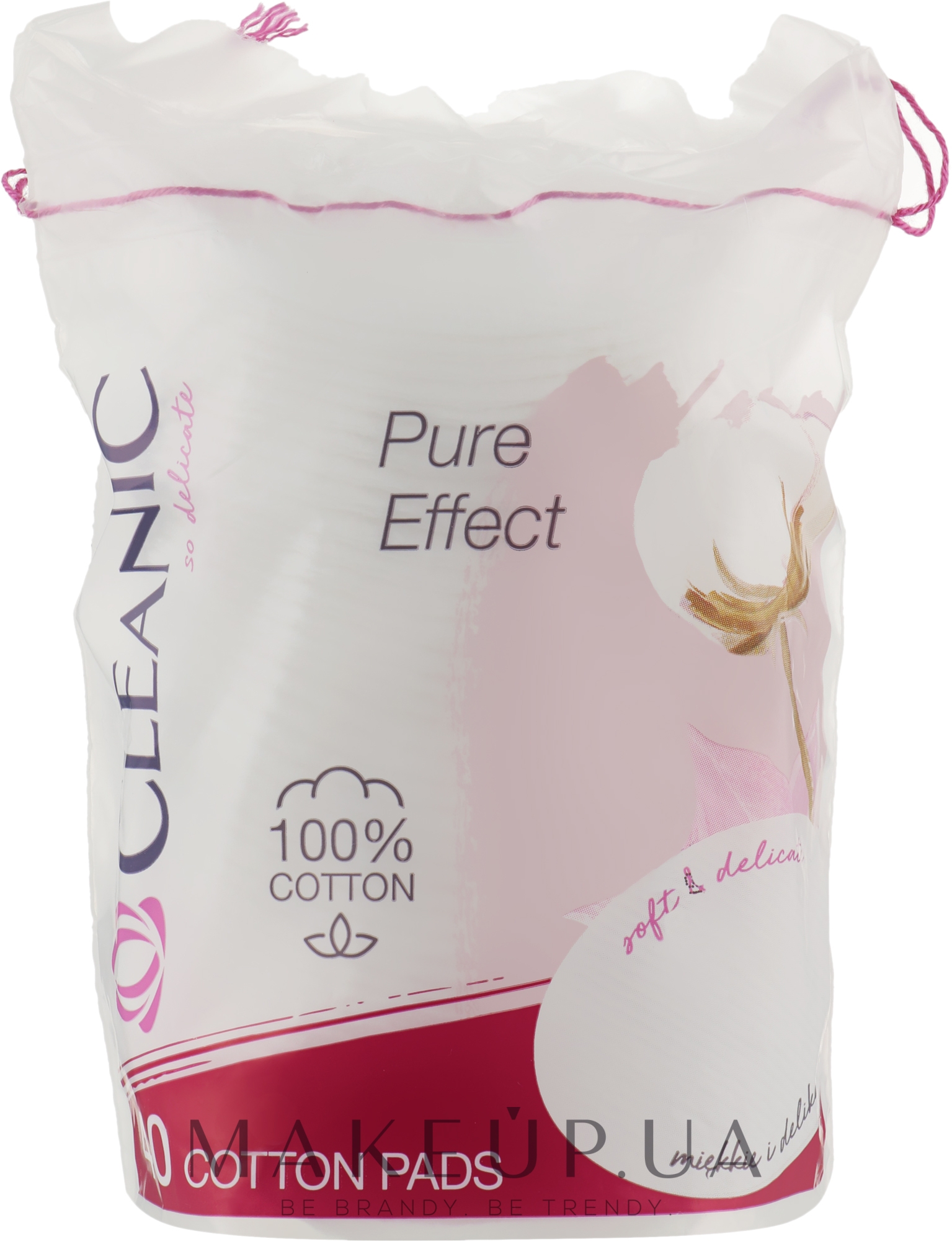 Диски ватні косметичні "Pure Effect", 40 шт. - Cleanic Face Care Cotton Pads — фото 40шт