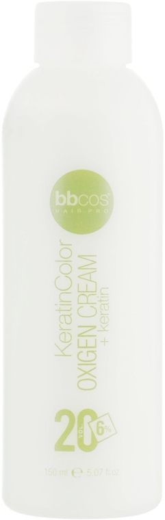 Окислювач кремовий 6% - BBcos Keratin Color Oxigen Cream 20 Vol — фото N1