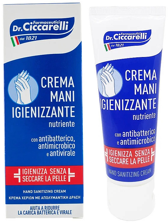 Дезінфекційний крем для рук - Dr. Ciccarelli Sanitizing Hand Cream — фото N1