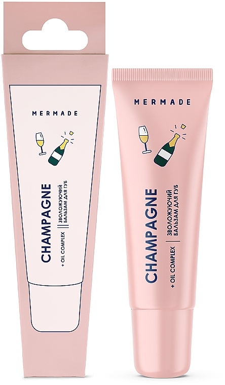 Увлажняющий бальзам для губ - Mermade Champagne — фото N2