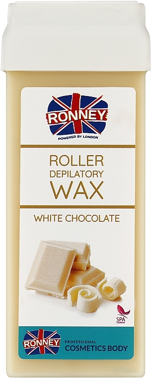 Віск для депіляції в картриджі "Білий шоколад" - Ronney Wax Cartridge White Chocolate