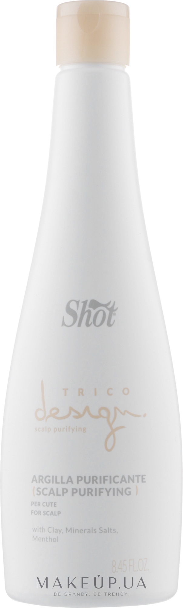 Глина детокс - Shot Care Design Skin Purifying Argilla Rurificante — фото 250ml