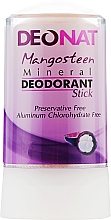 Парфумерія, косметика Мінеральний дезодорант "Кристал" із соком мангостина - Deonat Natural Mineral Deodorant Stick Mangosteen