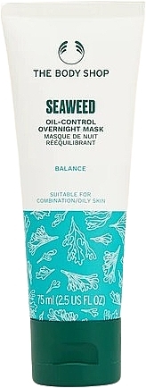 Ночная маска с морскими водорослями для контроля жирности - The Body Shop Seaweed Oil-Control Overnight Mask — фото N1