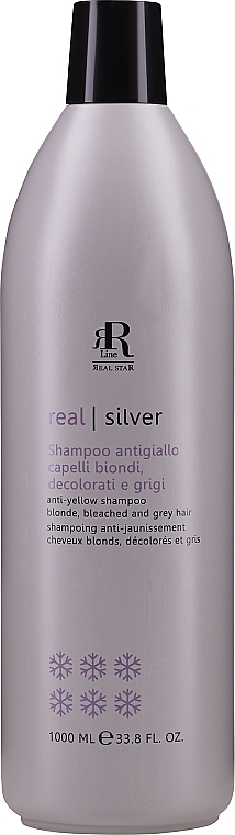 Шампунь, нейтрализующий желтизну - RR LINE Silver Star Shampoo — фото N3