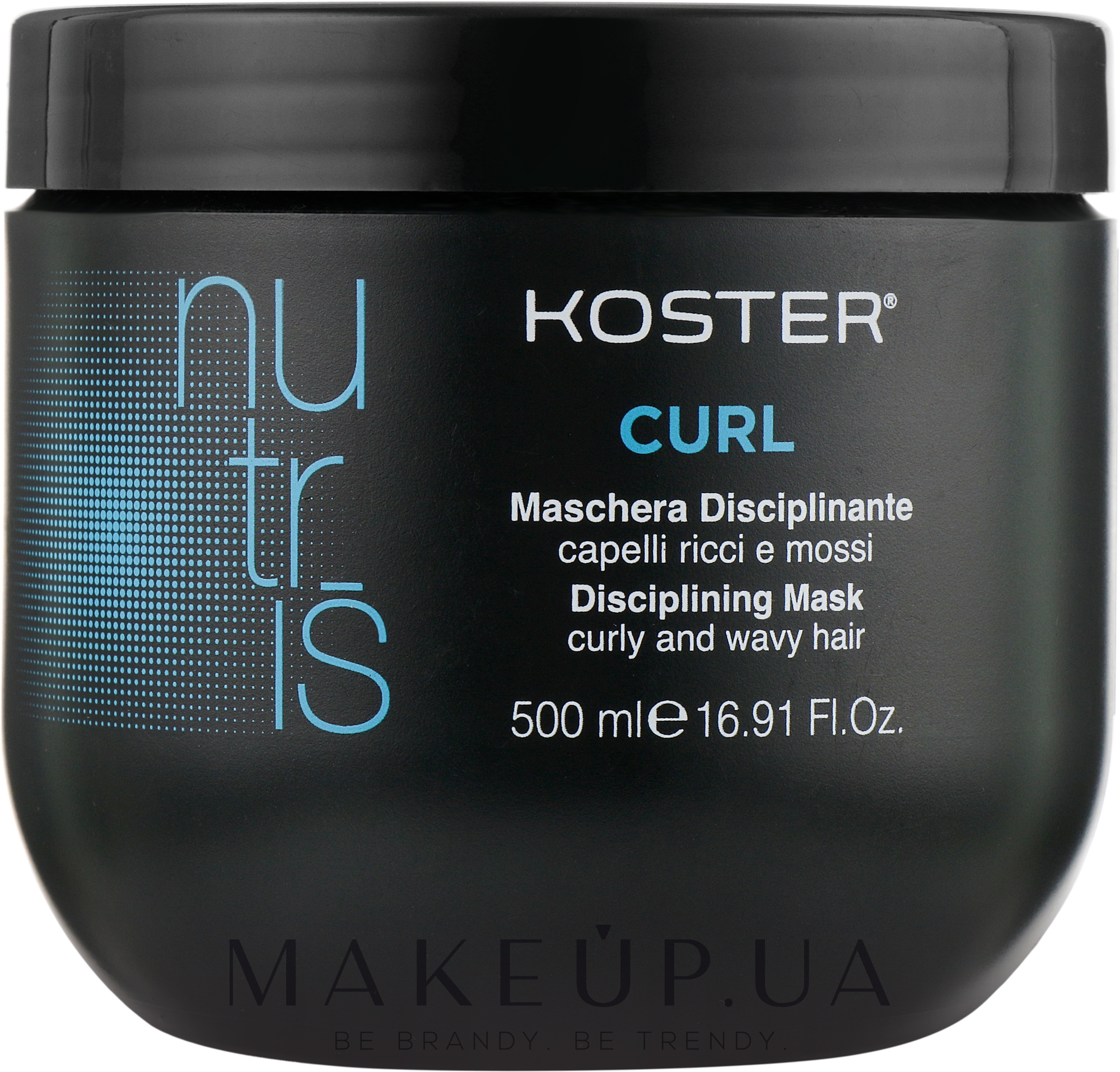 Маска для кучерявого й хвилястого волосся - Koster Nutris Curl Disciplining Mask — фото 500ml