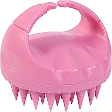 Щетка для шампуня и массажер кожи головы, розовая - Sister Young Aura Scalp Massager Shampoo Brush — фото N2