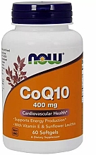 Коензим Q10, 60 капсул - Now Foods CoQ10 With Vitamin E & Lecithin — фото N1