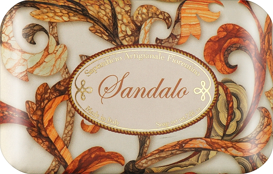 Мыло туалетное "Сандал" - Saponificio Artigianale Fiorentino Sandalwood — фото N1