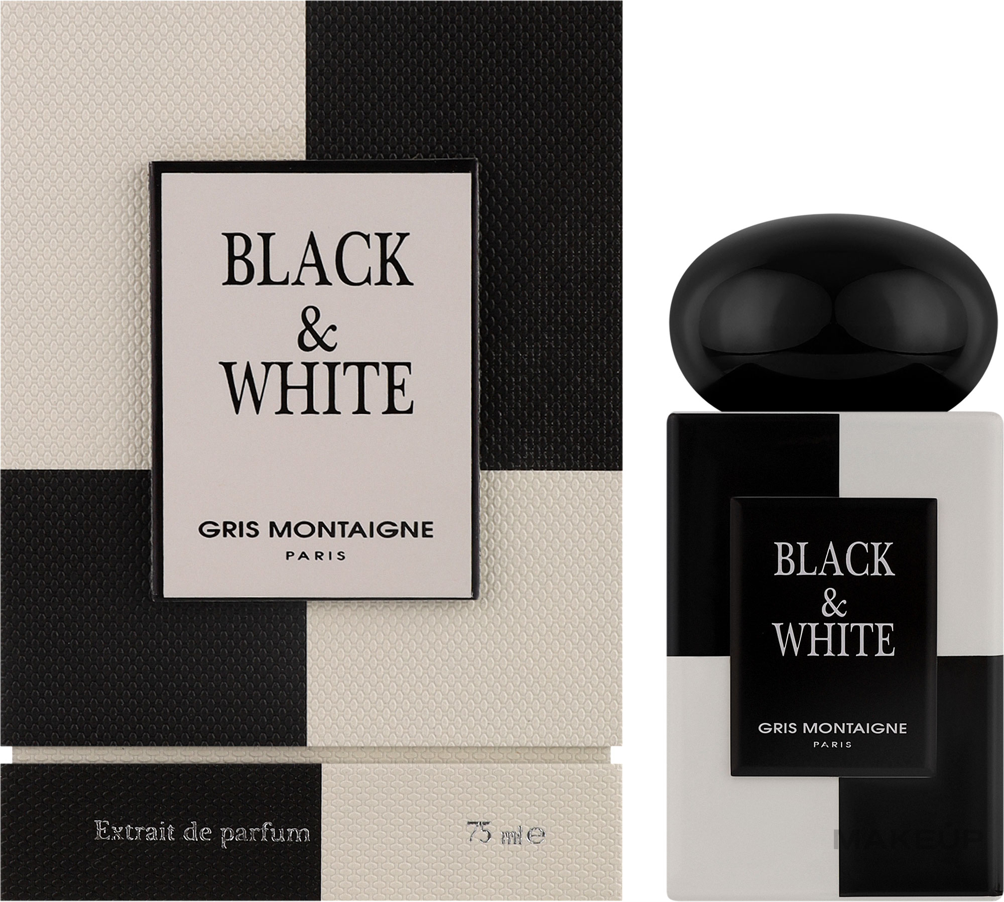 Gris Montaigne Paris Black & White - Парфумована вода — фото 75ml