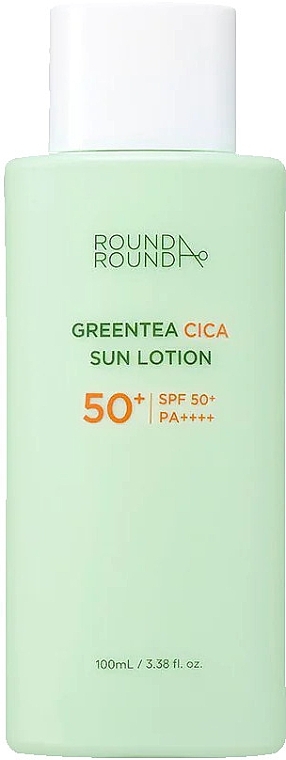 Солнцезащитный лосьон - Round A‘Round Green Tea Cica Sun Lotion — фото N1