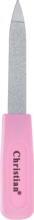 Пилочка для ногтей, CNF-490, розовая - Christian — фото N1