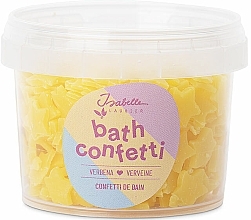 Желтое конфетти для ванны "Verbena" - Isabelle Laurier Bath Confetti — фото N1