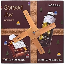 Korres Black Sugar Spread Joy - Набір (edt/50ml + sh/gel/250ml) — фото N2