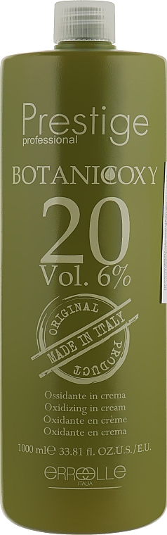 Окислювальна емульсія 20 Vol-6% - Erreelle Italia Prestige Botanicoxi Oxidante En Crema — фото N1