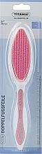 Пилочка педикюрна, двостороння, пемза, наждак, світло-рожева - Titania — фото N1
