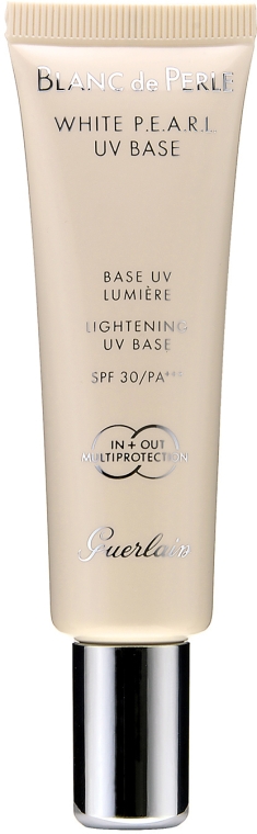 Корректирующая осветляющая основа под макияж - Guerlain Blanc De Perle Lightening UV Base SPF30/PA+++ — фото N1