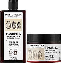 Набір - Phytorelax Laboratories Almond Body Ritual (sh/gel/250ml + b/lotl/250ml) — фото N2