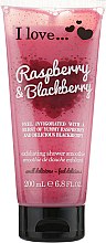 Скраб для тіла - I Love... Raspberry & Blackberry Exfoliating Shower Smoothie — фото N1