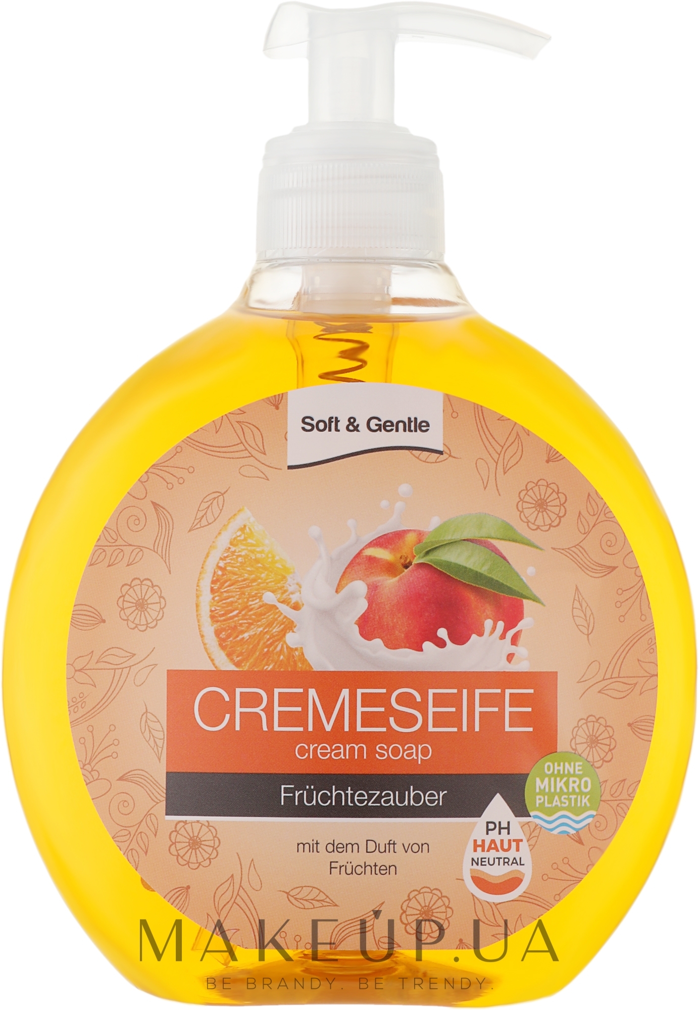 Жидкое крем-мыло "Мягкие фрукты" - Soft&Gentle Soap — фото 500ml