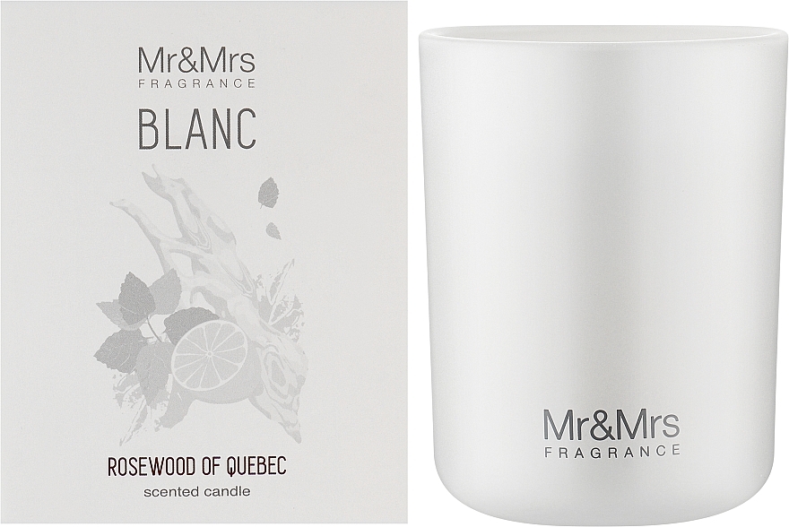 Ароматическая свеча "Розовое дерево Квебека" - Mr&Mrs Scented Candle Rosewood Of Quebec — фото N2