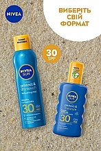 Солнцезащитный спрей "Защита и увлажнение" SPF 30 - NIVEA SUN Protect & Moisture — фото N6