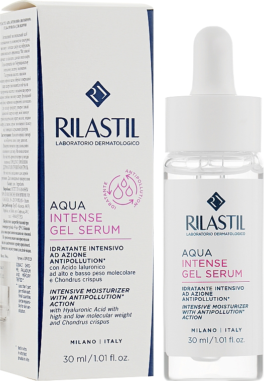 Зволожувальний гель-сироватка для обличчя - Rilastil Aqua Intense Gel Serum — фото N2