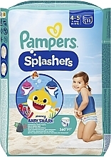 Трусики для плавания Splashers Размер 4-5 (9-15 кг), 11 шт - Pampers — фото N2